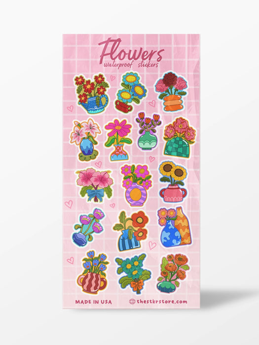 Flowers Sticker Sheet