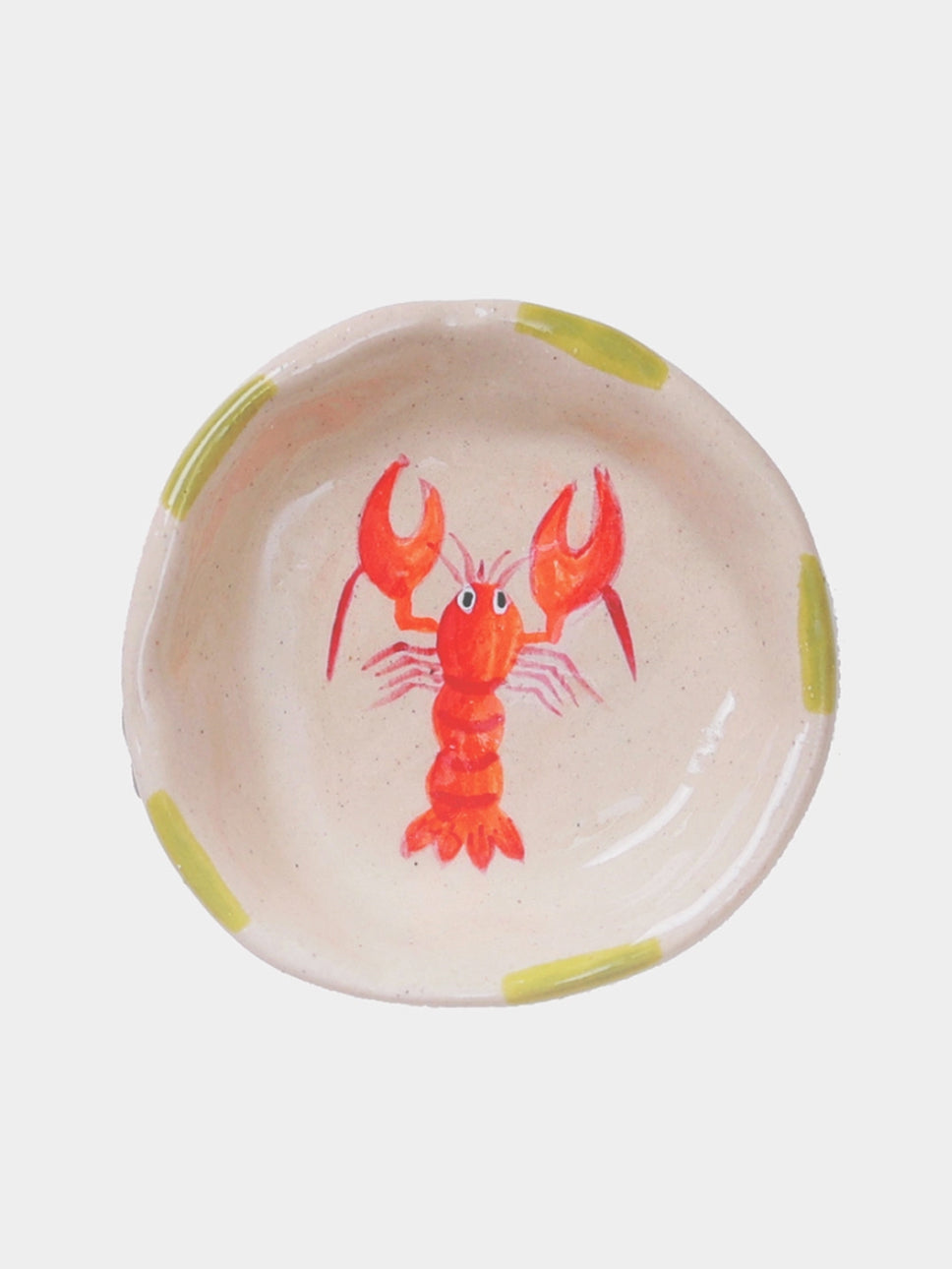 Lobster Hand-Painted Ceramic Mini Trinket Dish