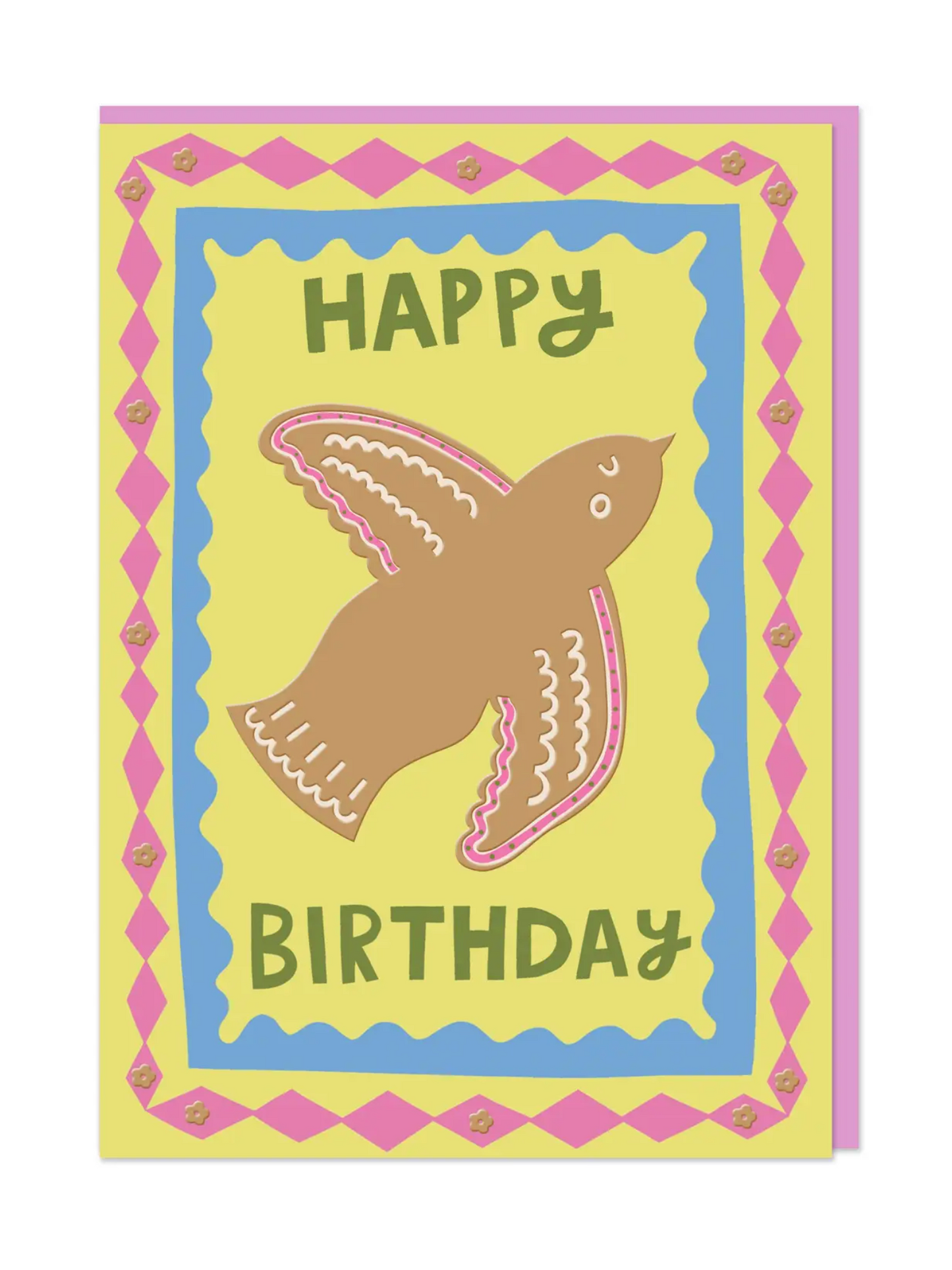 happy birthday dove card