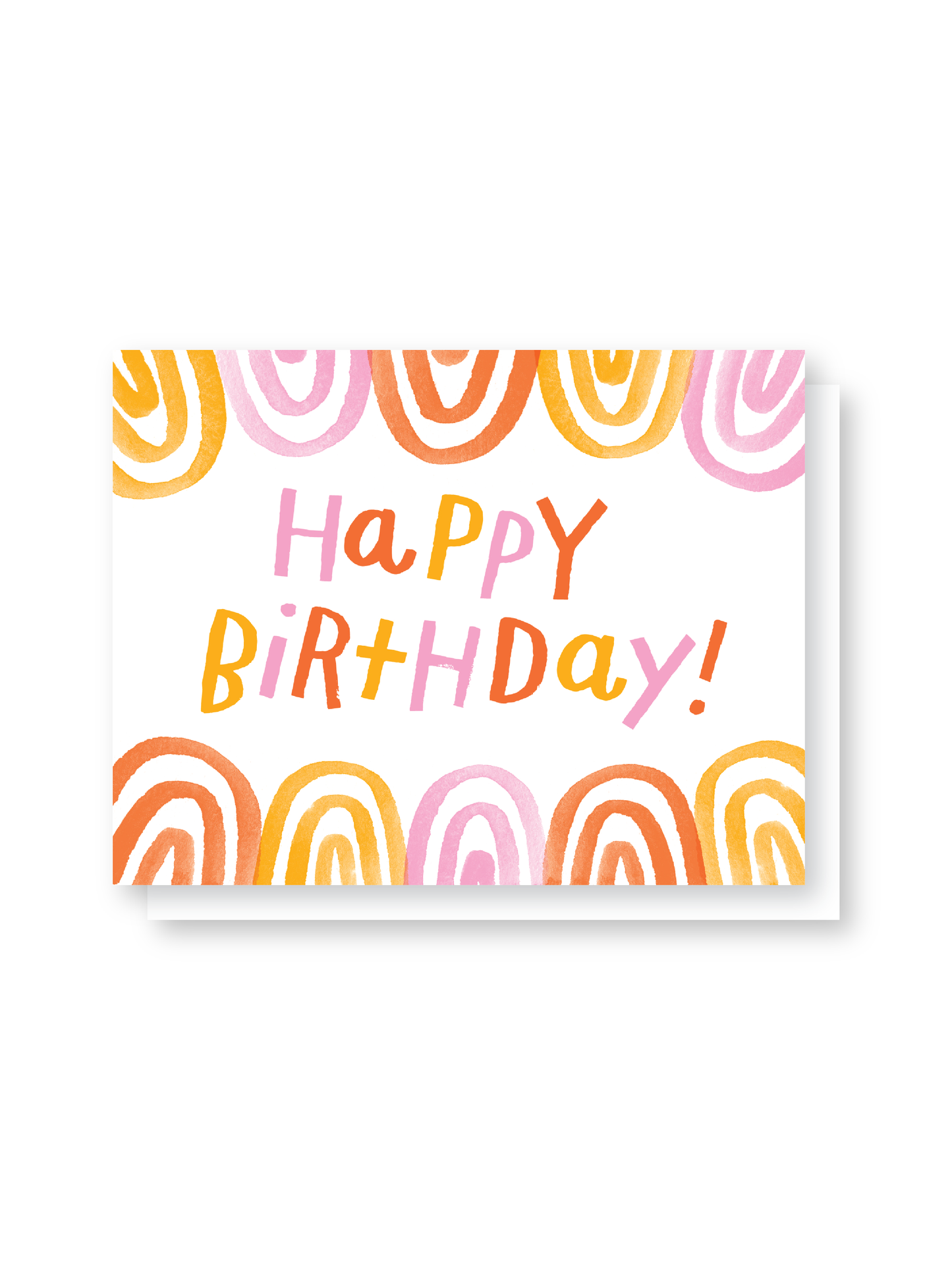 birthday rainbows card