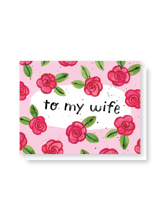 to my wife card