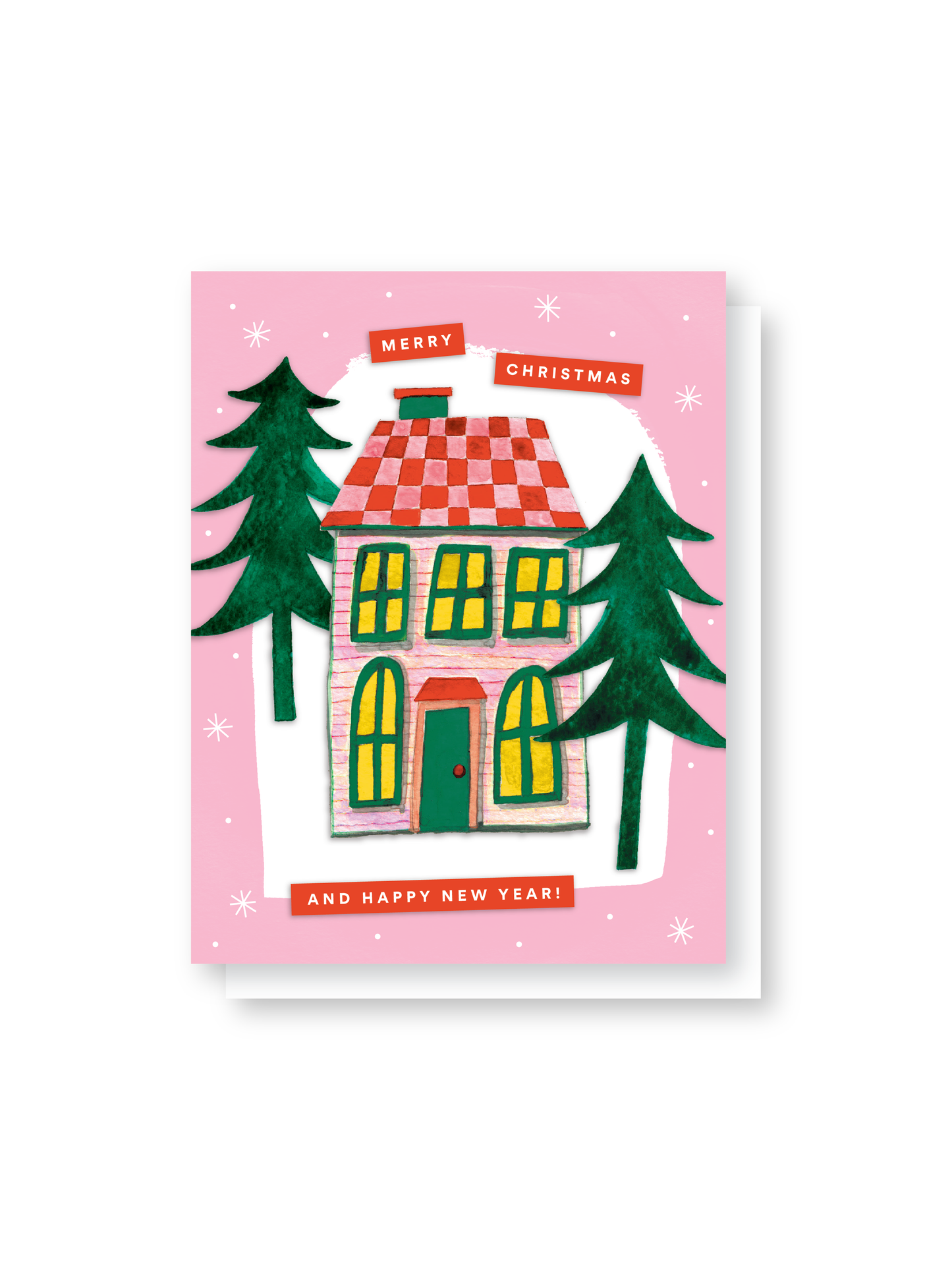 merry christmas house card