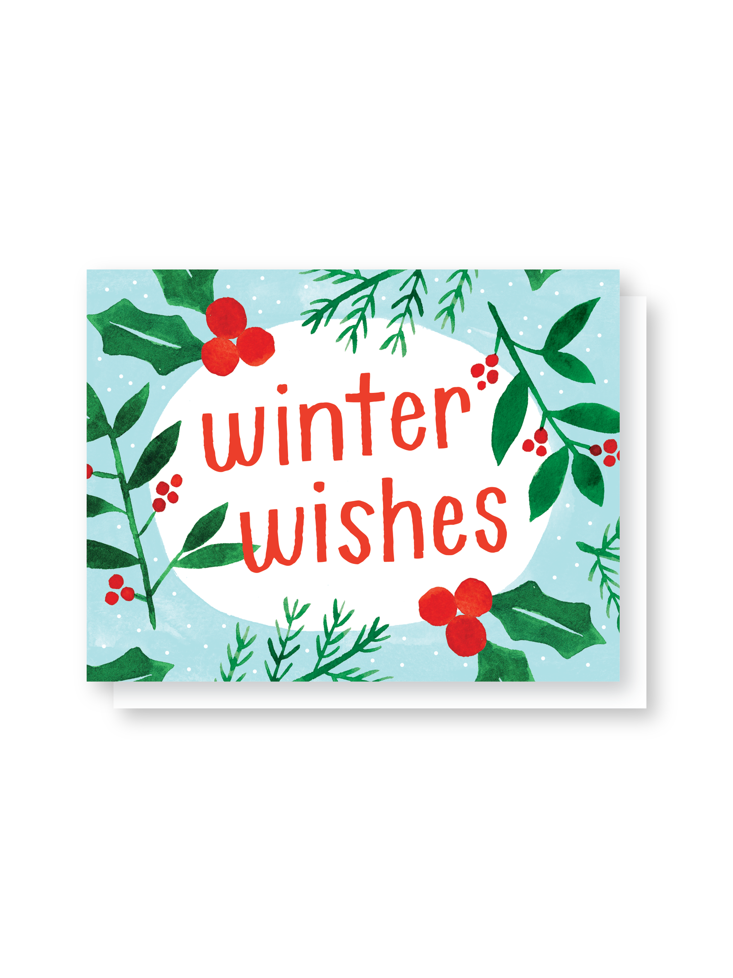 winter wishes card