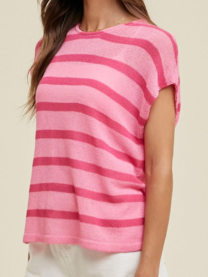 hibiscus striped top