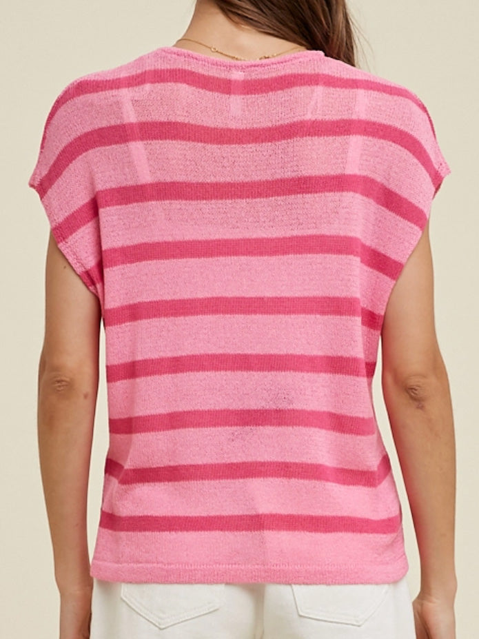 hibiscus striped top