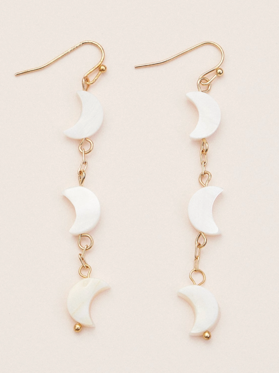 isabel moon dangly earrings