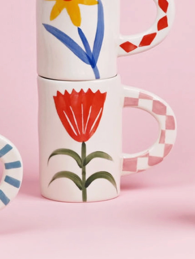 katani hand-painted ceramic mug