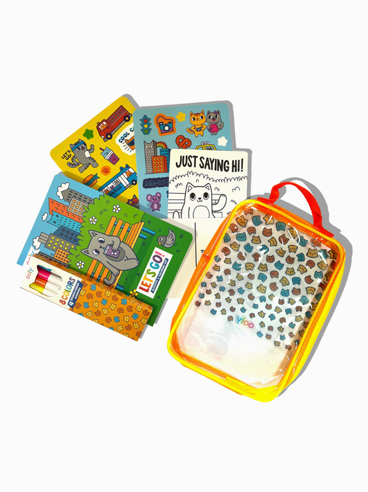 kitty in the city let's go! activity + coloring kit
