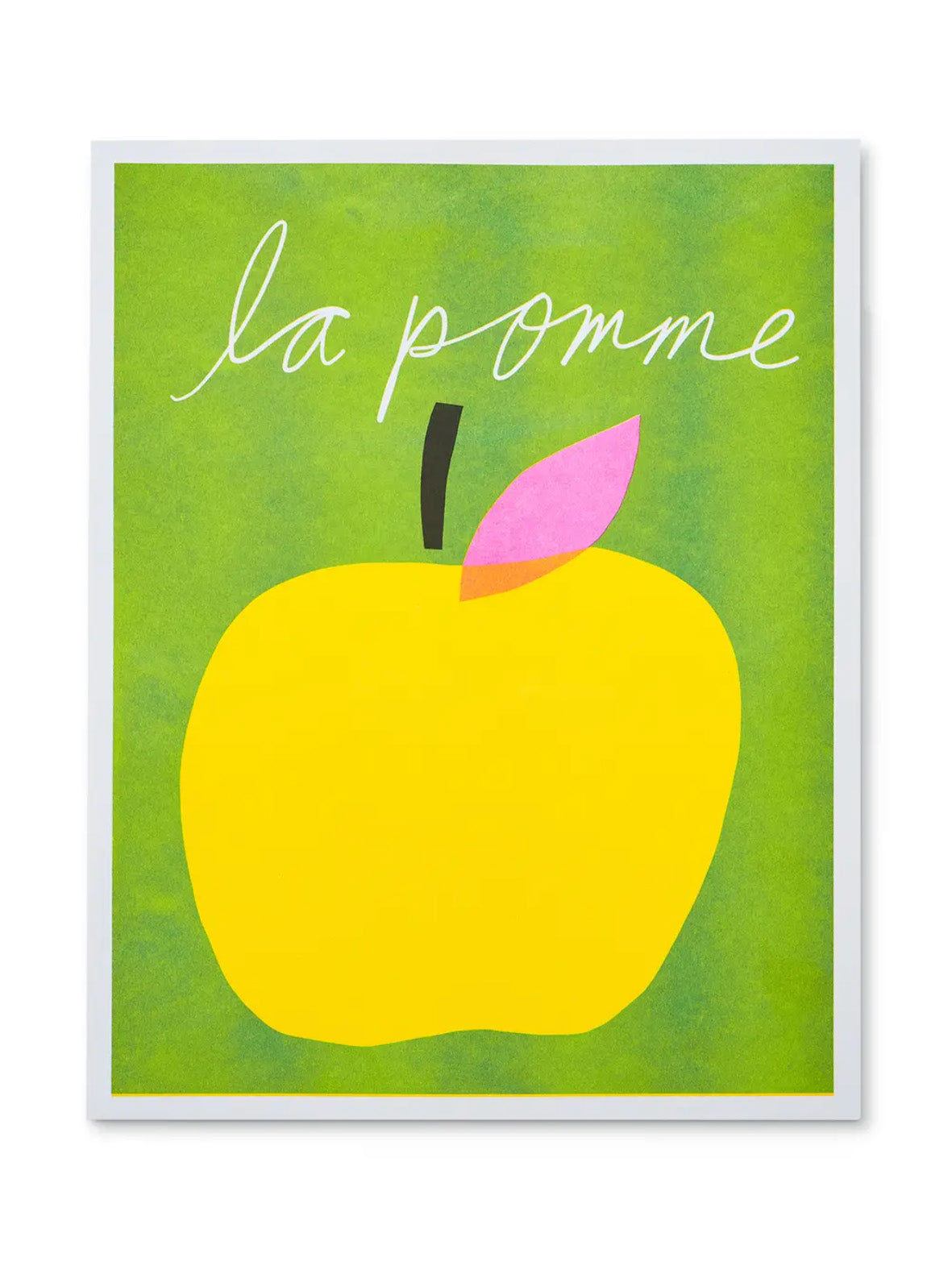 la pomme risograph print