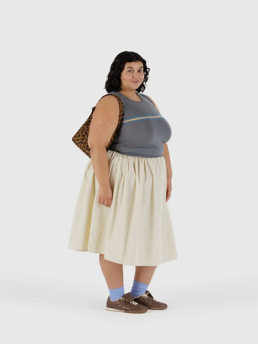 leopard mini nylon shoulder bag