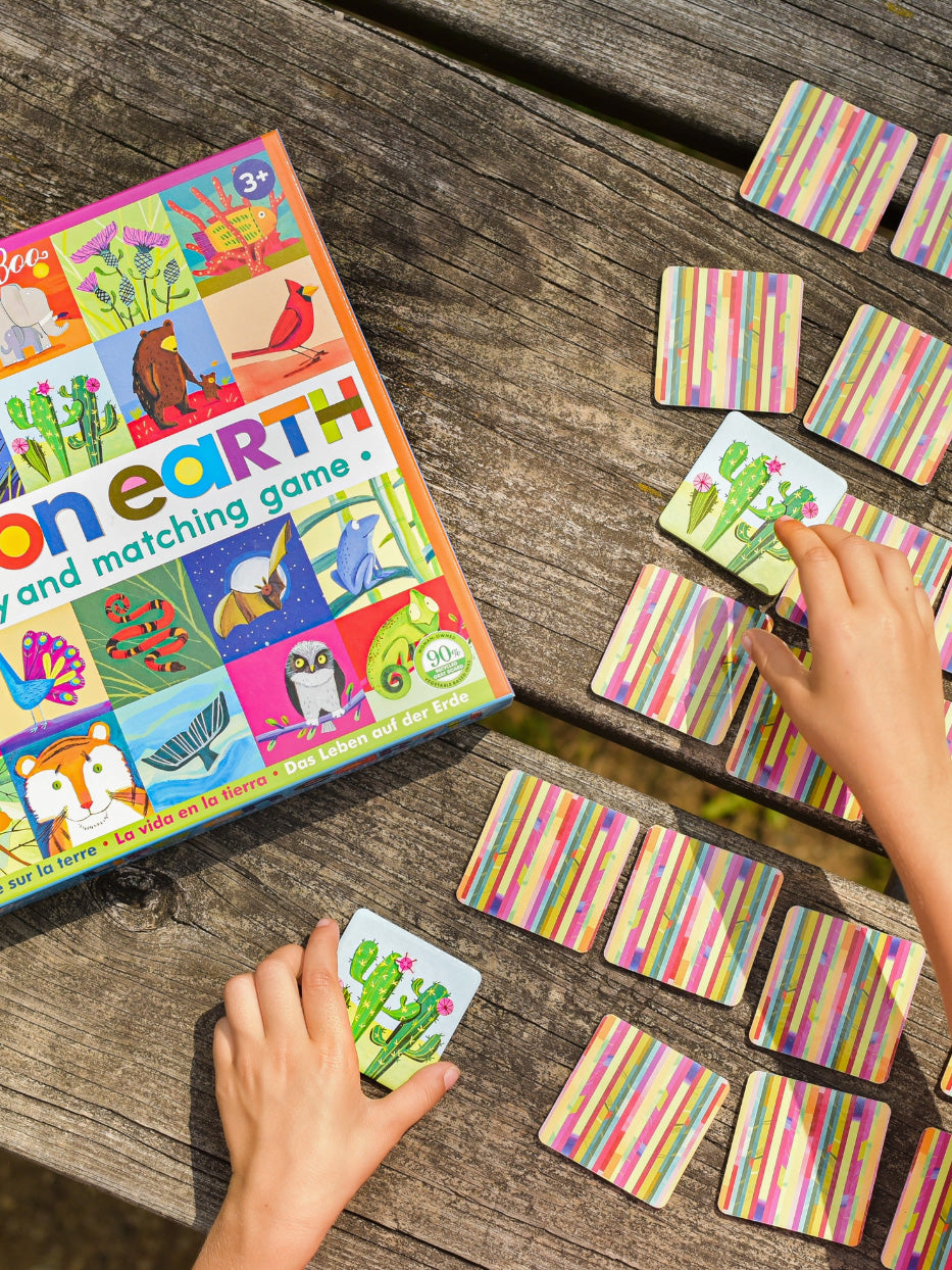 life on earth memory + matching game