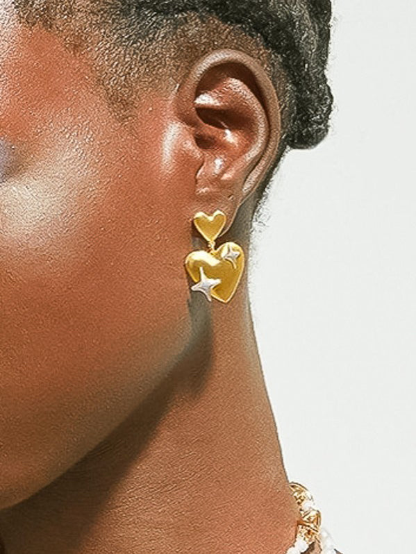 Love Bomb 18K Gold-Plated Earrings