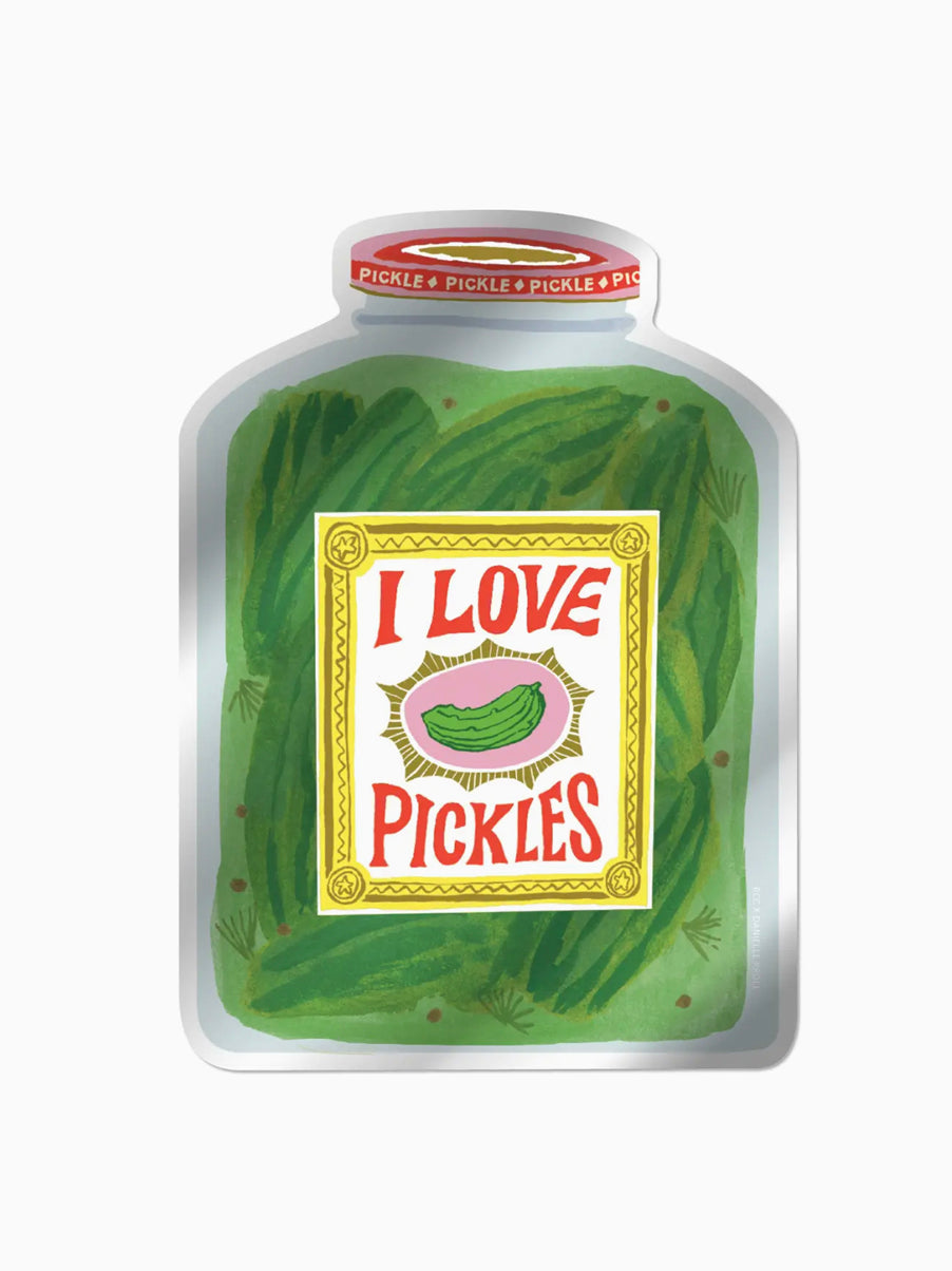 I Love Pickles Sticker