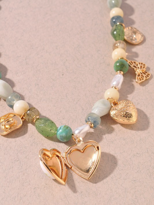 lucky garden charm necklace