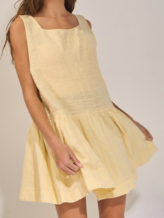 mabel drop waist mini dress