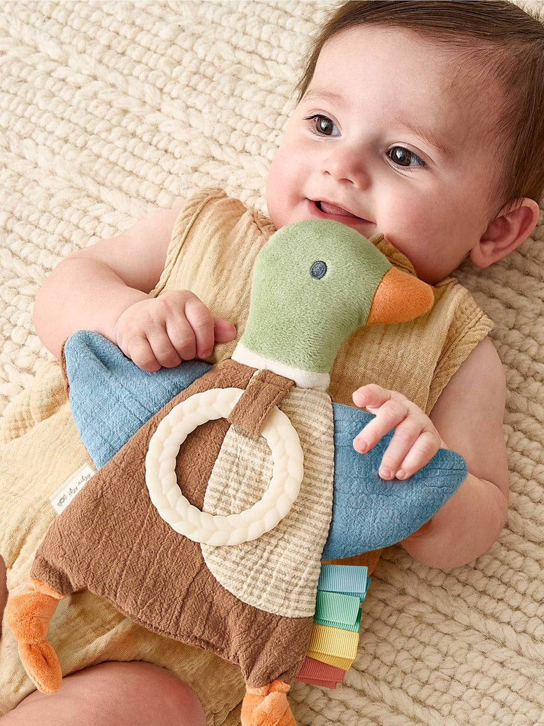 Mallard Duck Sensory Crinkle Lovey