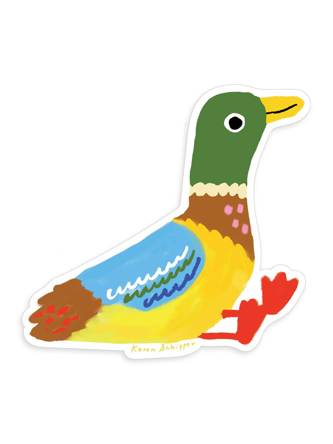 Mallard Duck Sticker