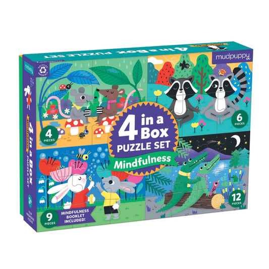 mindfulness 4-in-a-box puzzle set