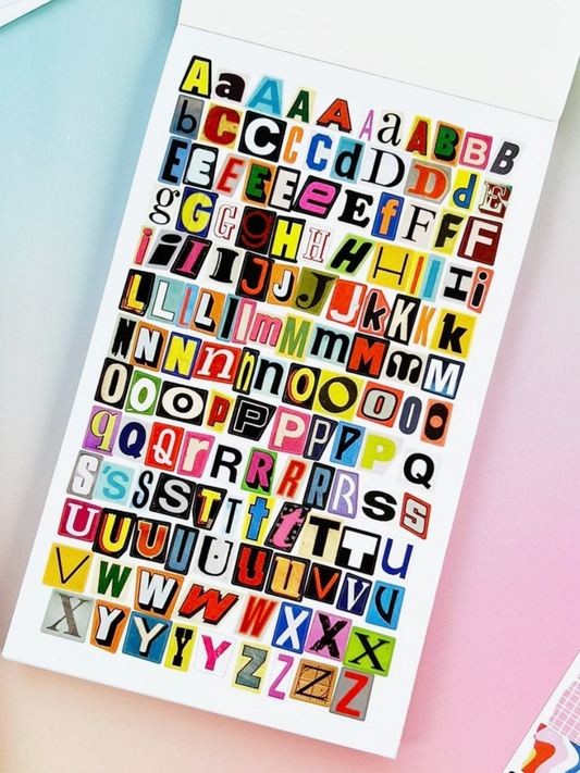 mix + match junk journal sticker book