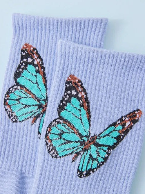 Moon Butterfly Socks