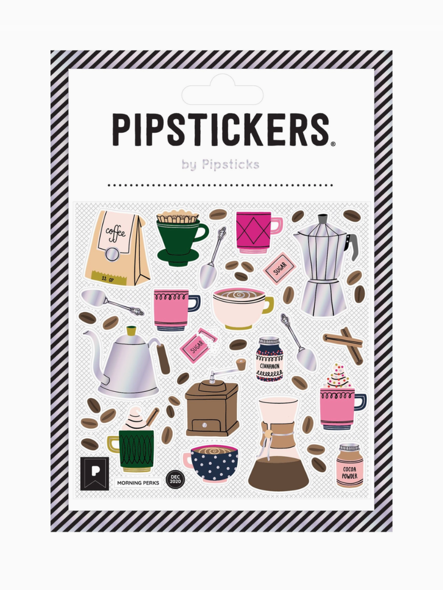morning perks pipstickers