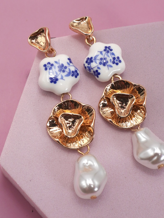 mykonos drop earrings