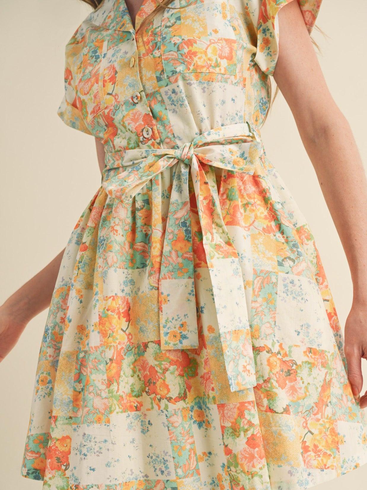 paloma patchwork dress