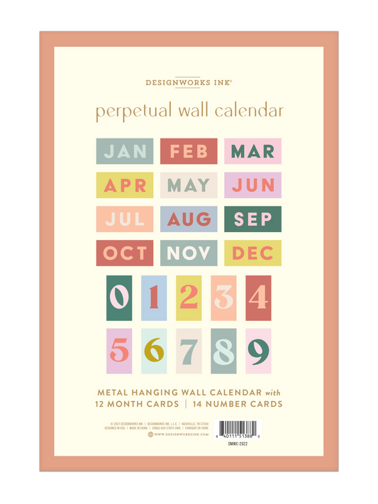 perpetual wall calendar