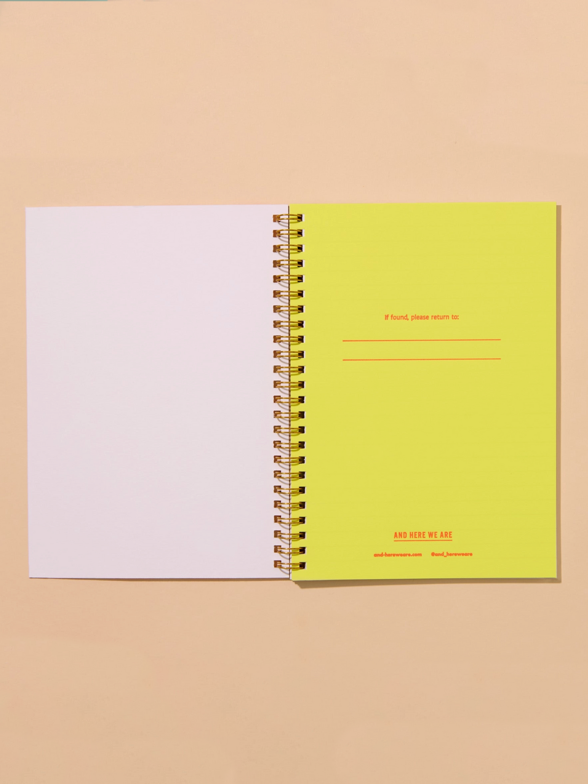 pickles letterpress spiral notebook