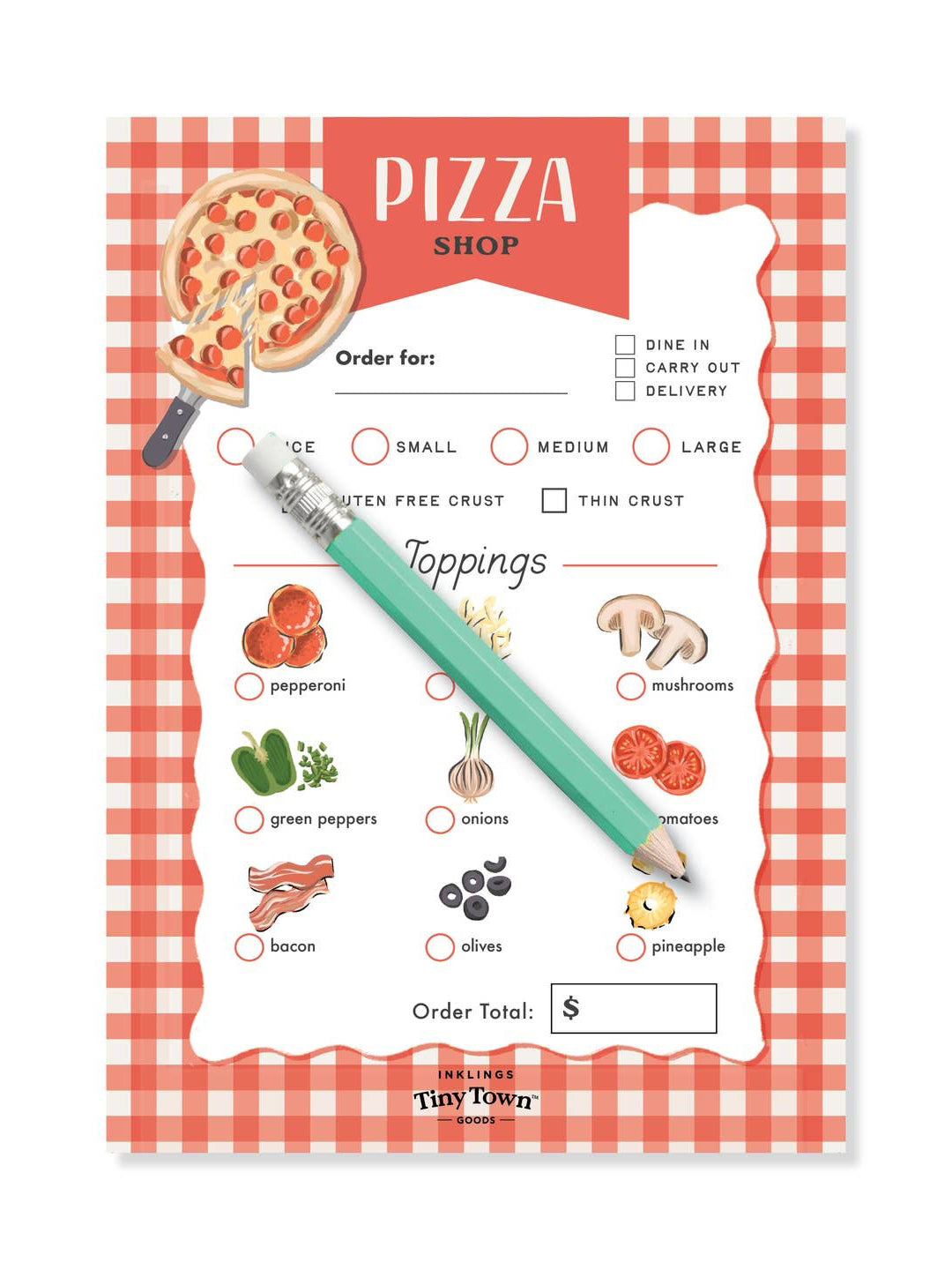 Pizza Shop Play Notepad