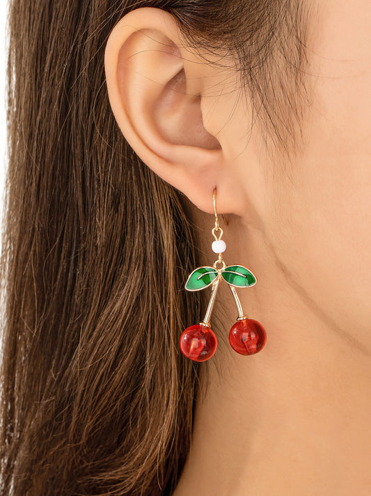Playful Cherry Earrings