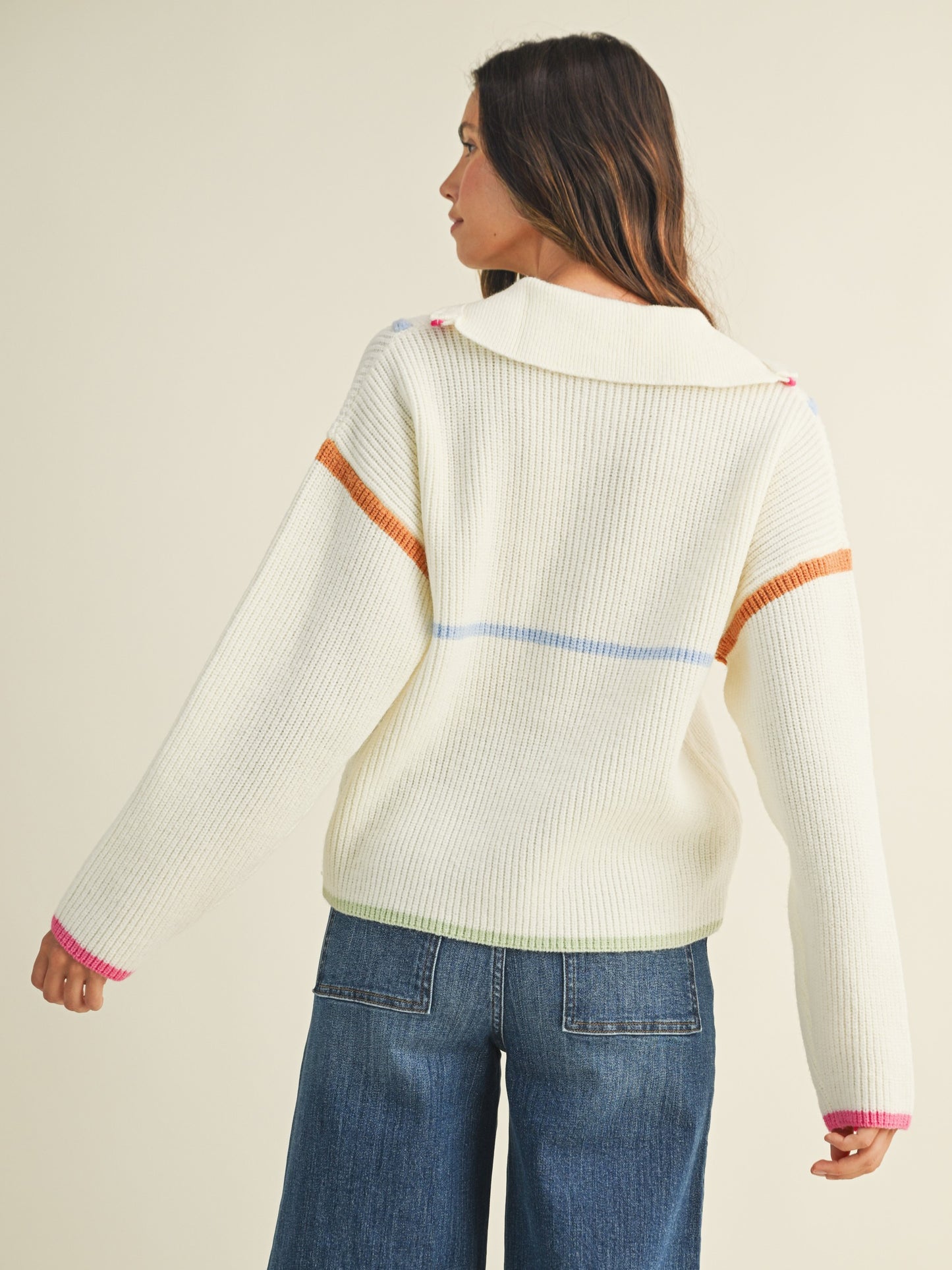 Poppy Quarter-Zip Sweater