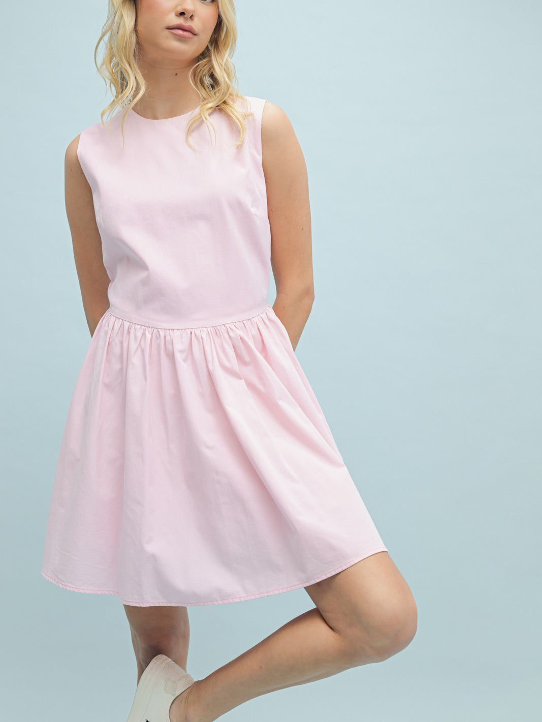 Pretty Pink Cotton Dress