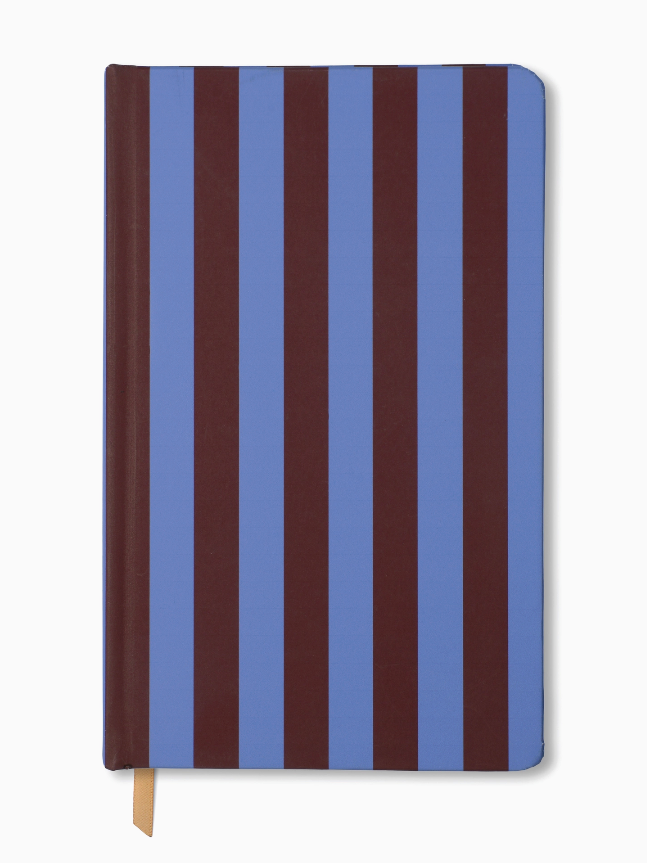 purple stripe bookcloth journal