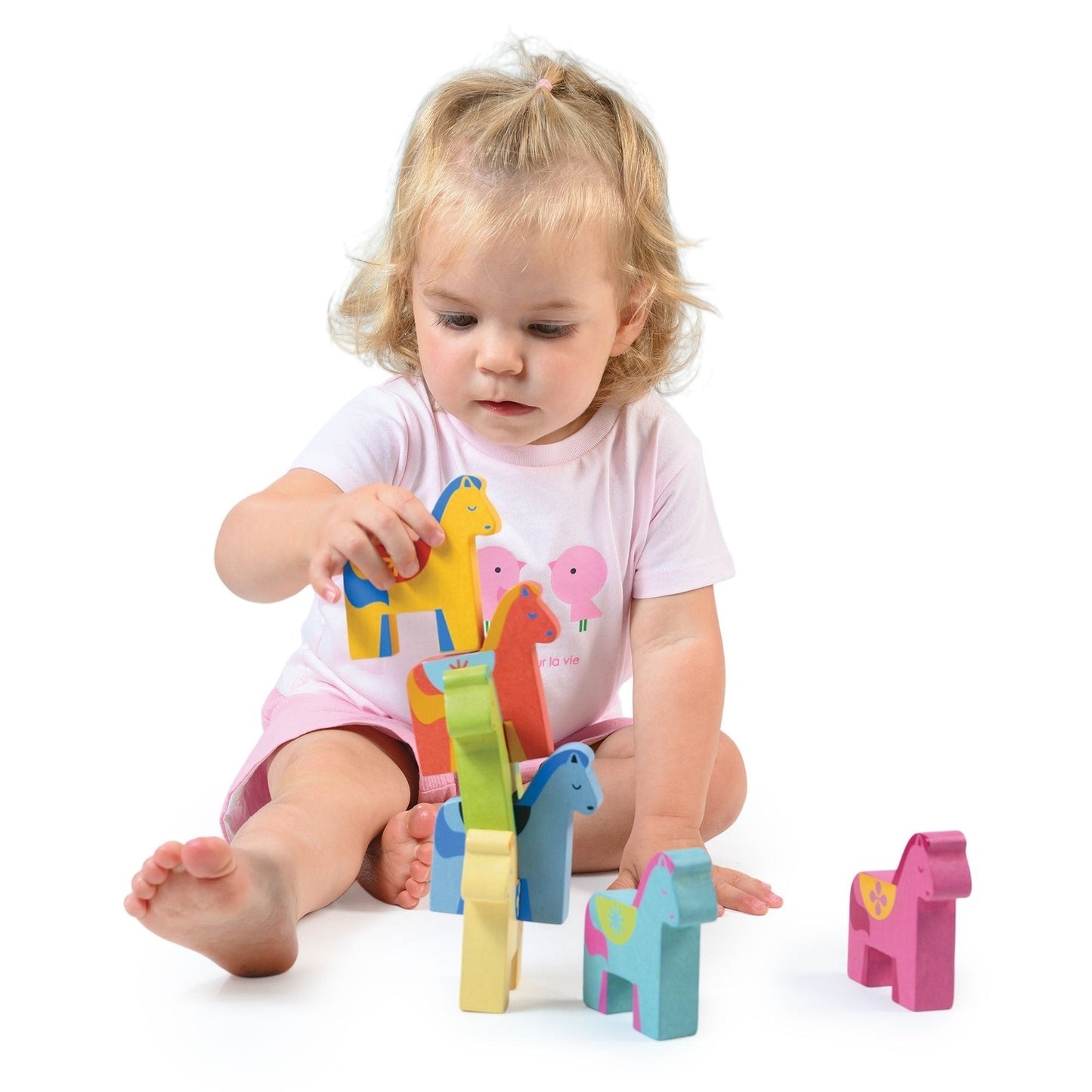 Rainbow Pony Stacking Playset