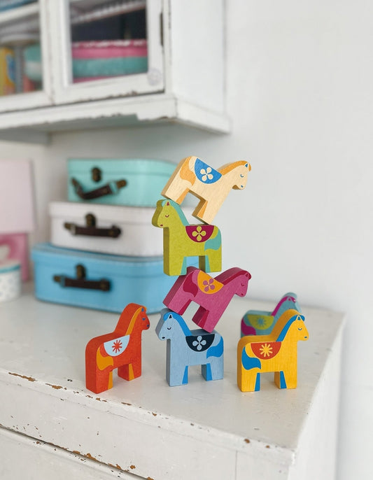 Rainbow Pony Stacking Playset