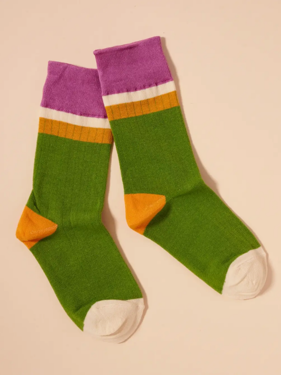 ramona color blocked socks