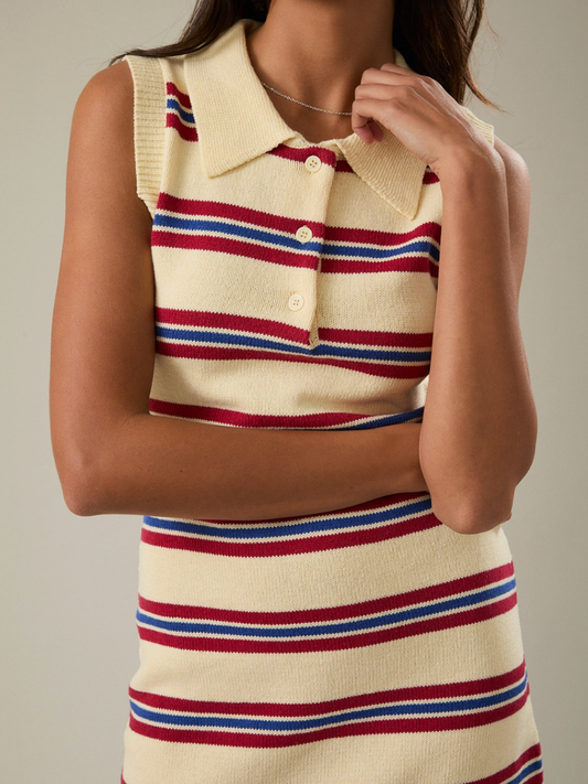 renee striped sweater dress