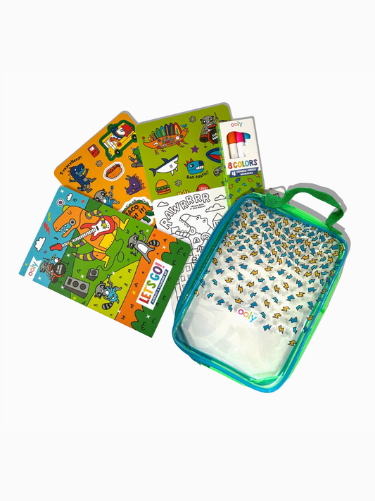 robo dinos let's go! activity + coloring kit