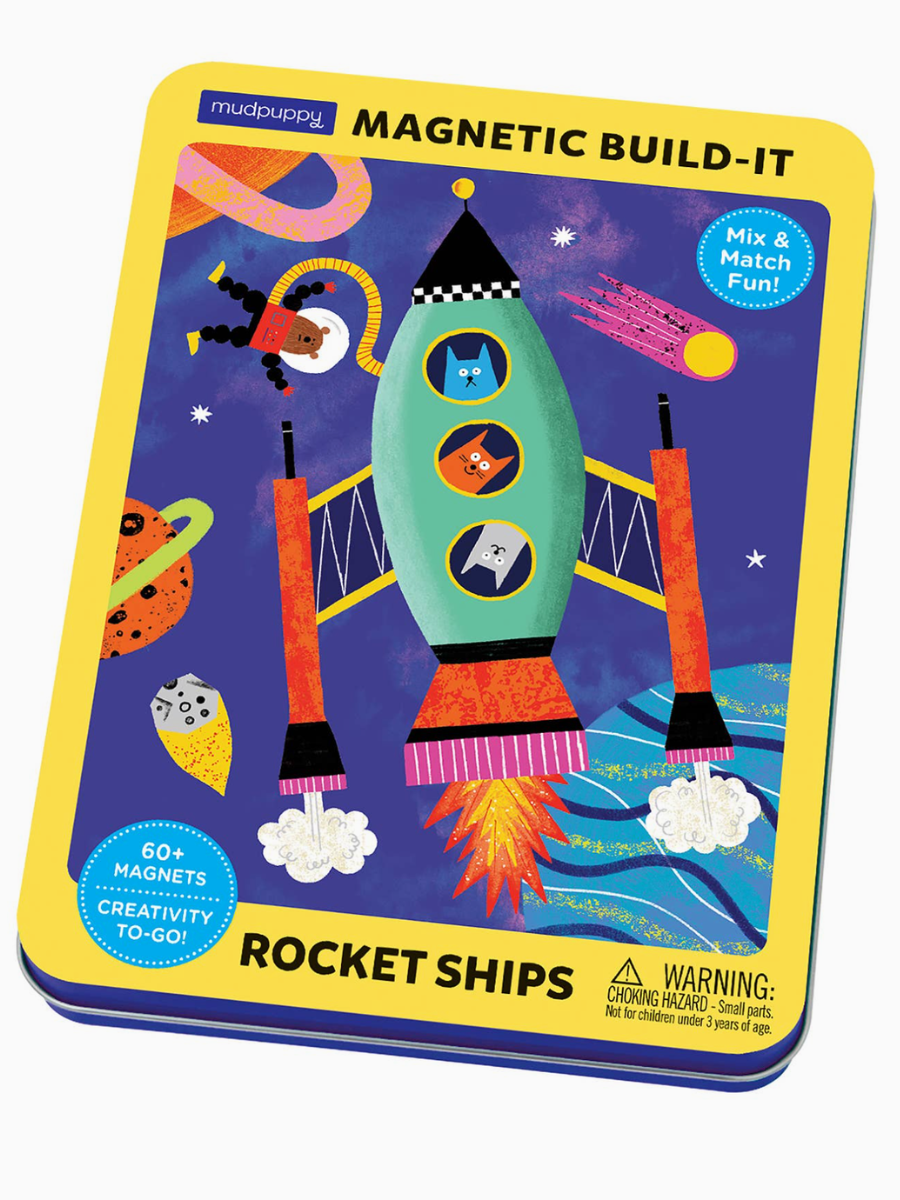 rocket ships magnetic build it