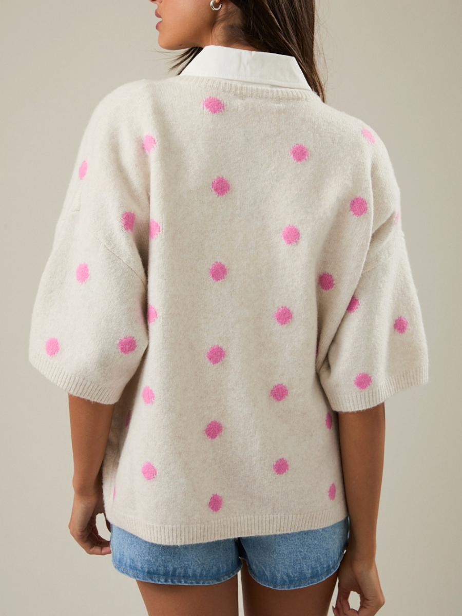 rosalina dotted cardigan