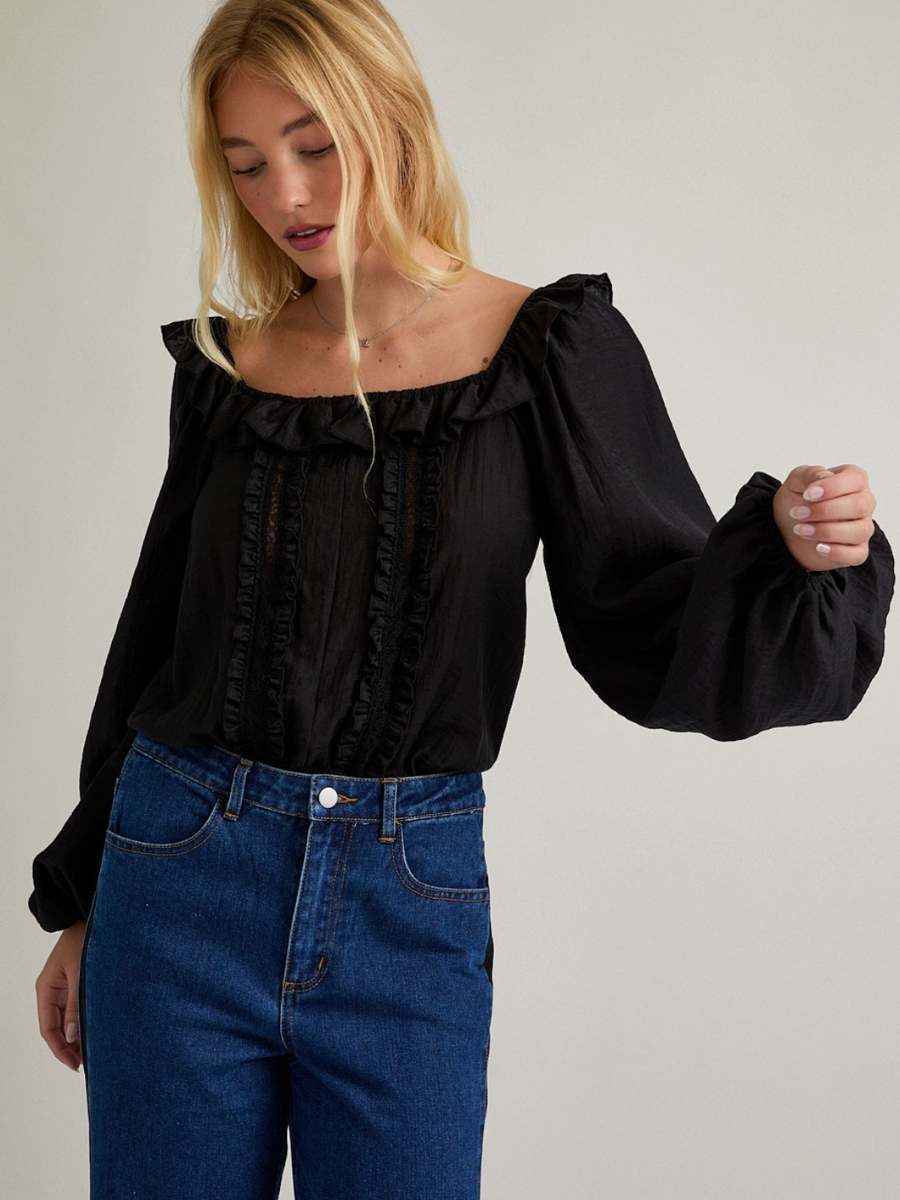 roxie puff sleeve bodysuit