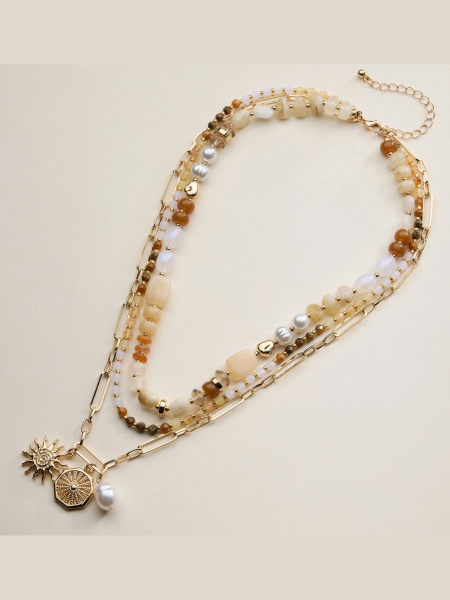 savannah layered necklace