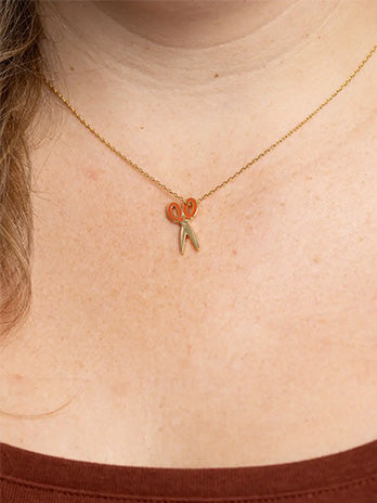 Scissors Pendant Necklace