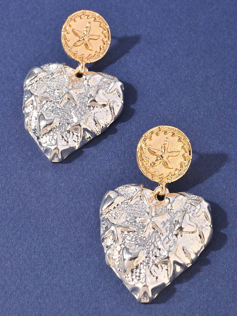 Sea Love Metallic Earrings