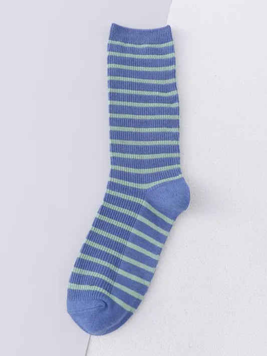 seaside striped socks