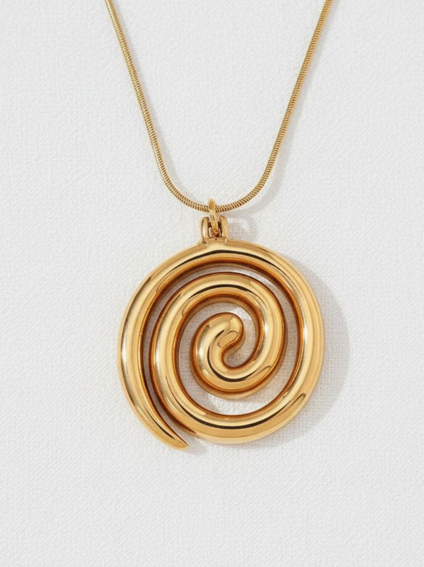 Spiral Pendant Necklace