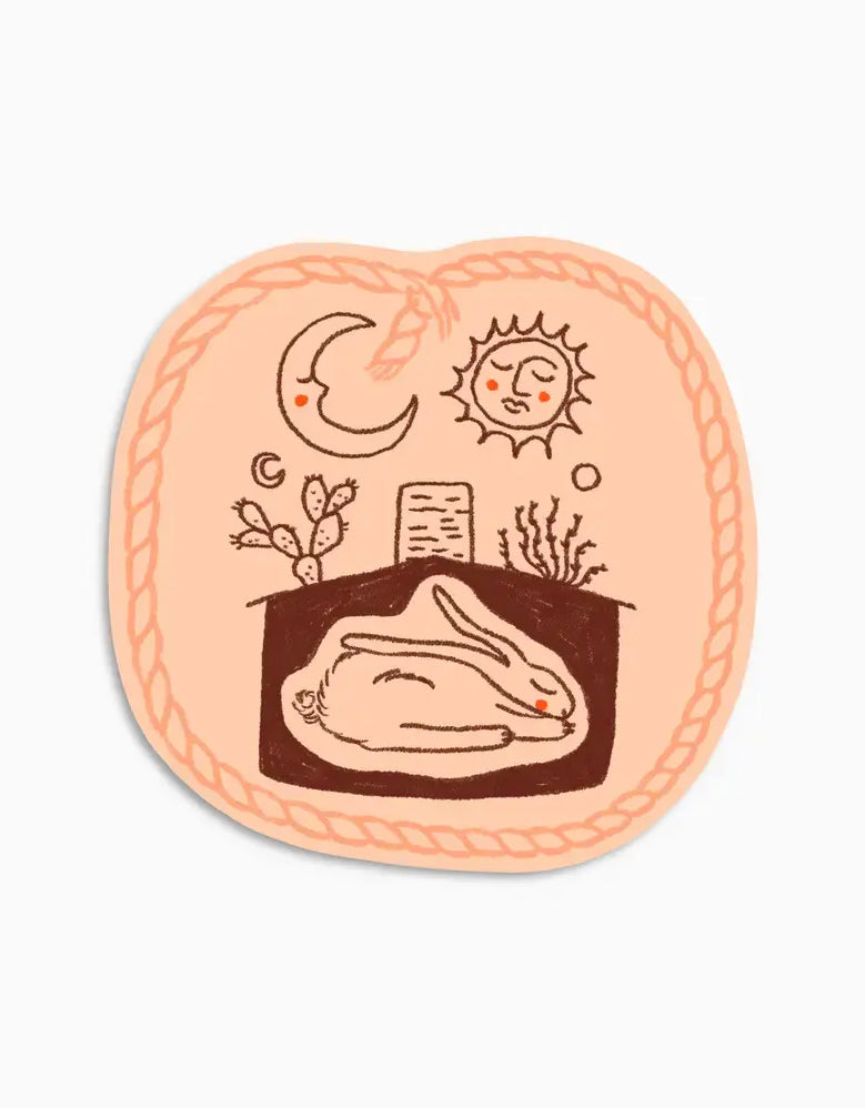 Sleepy Bun Sticker