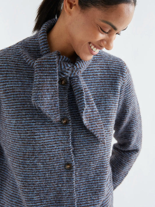 Striped Knit Cardigan