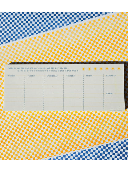 suns weekly planner risograph notepad